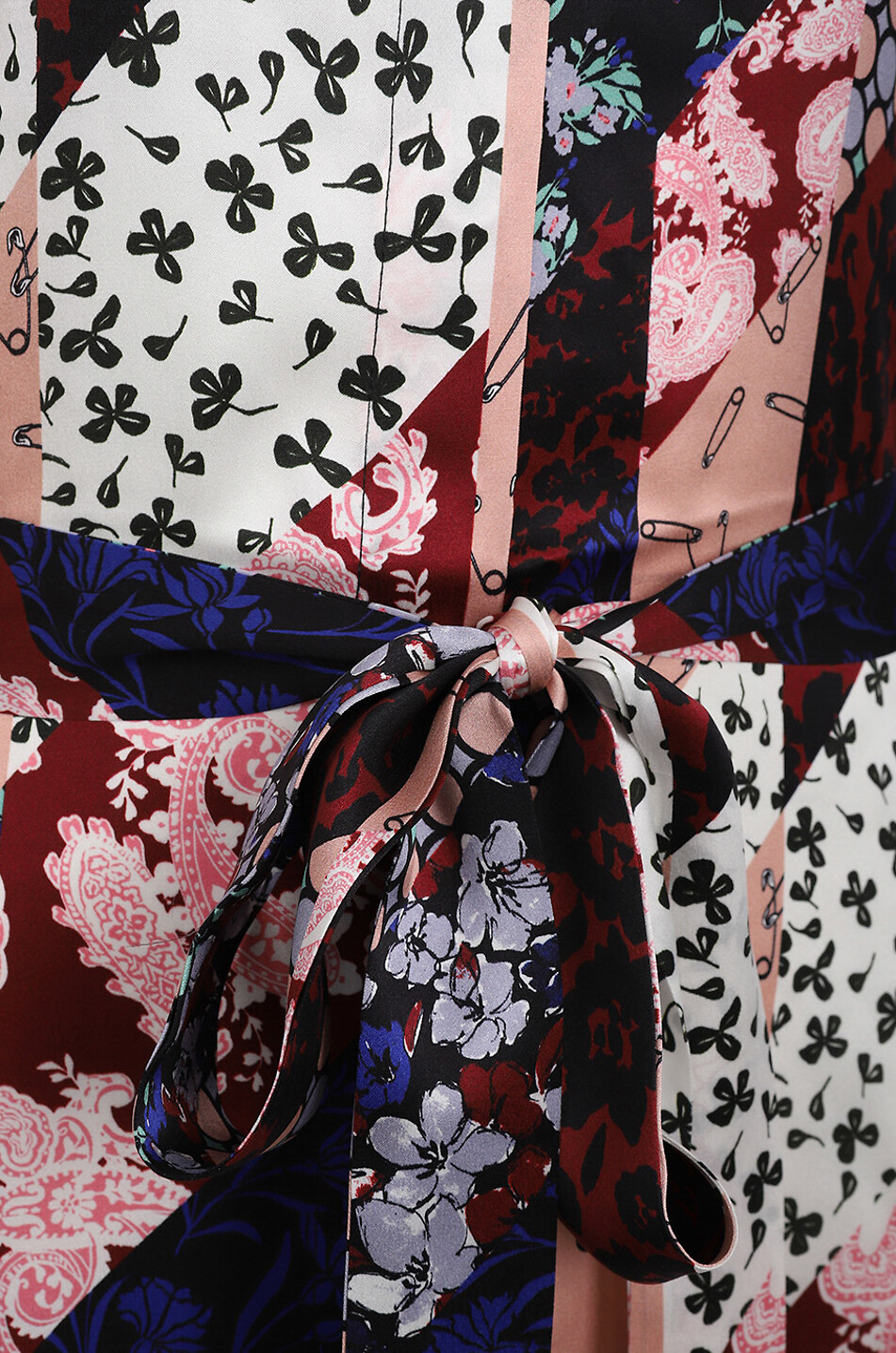 Robe mi-longue en soie Leonette