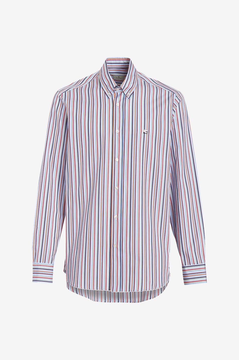 ETRO Chemise en coton à rayures colorées Homme MULTICOLORE 1