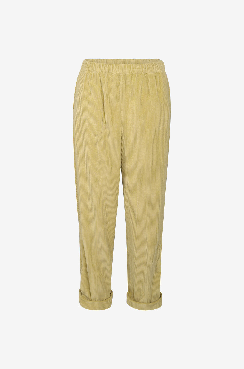 AMERICAN VINTAGE Fliessende Hose aus Cord Padow Damen HELLGRÜN 1