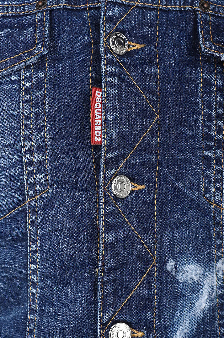 Icon Dan distressed denim jacket