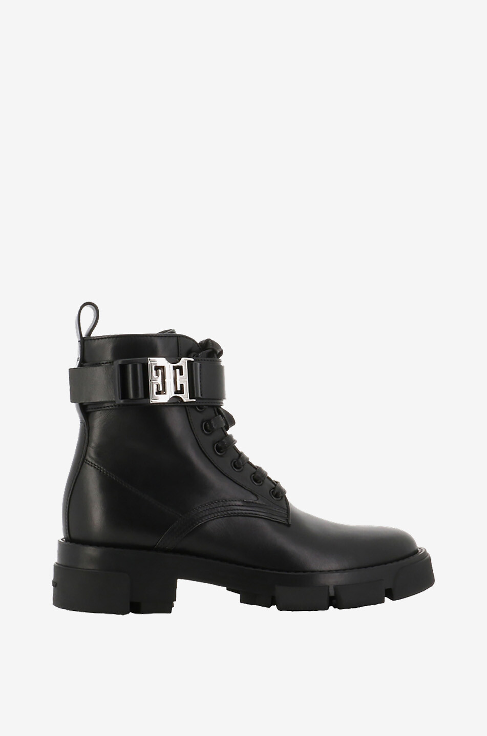 GIVENCHY Terra 4G leather lace-up ankle boots Women BLACK 1
