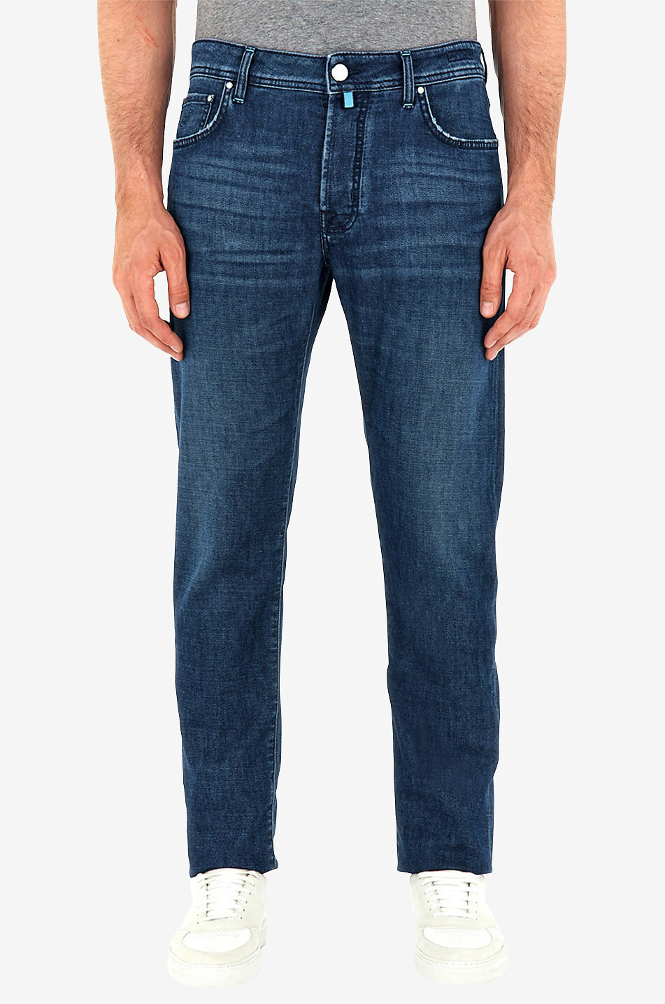 JACOB COHEN Jean droit en coton Bard Homme BLEU MOYEN 3