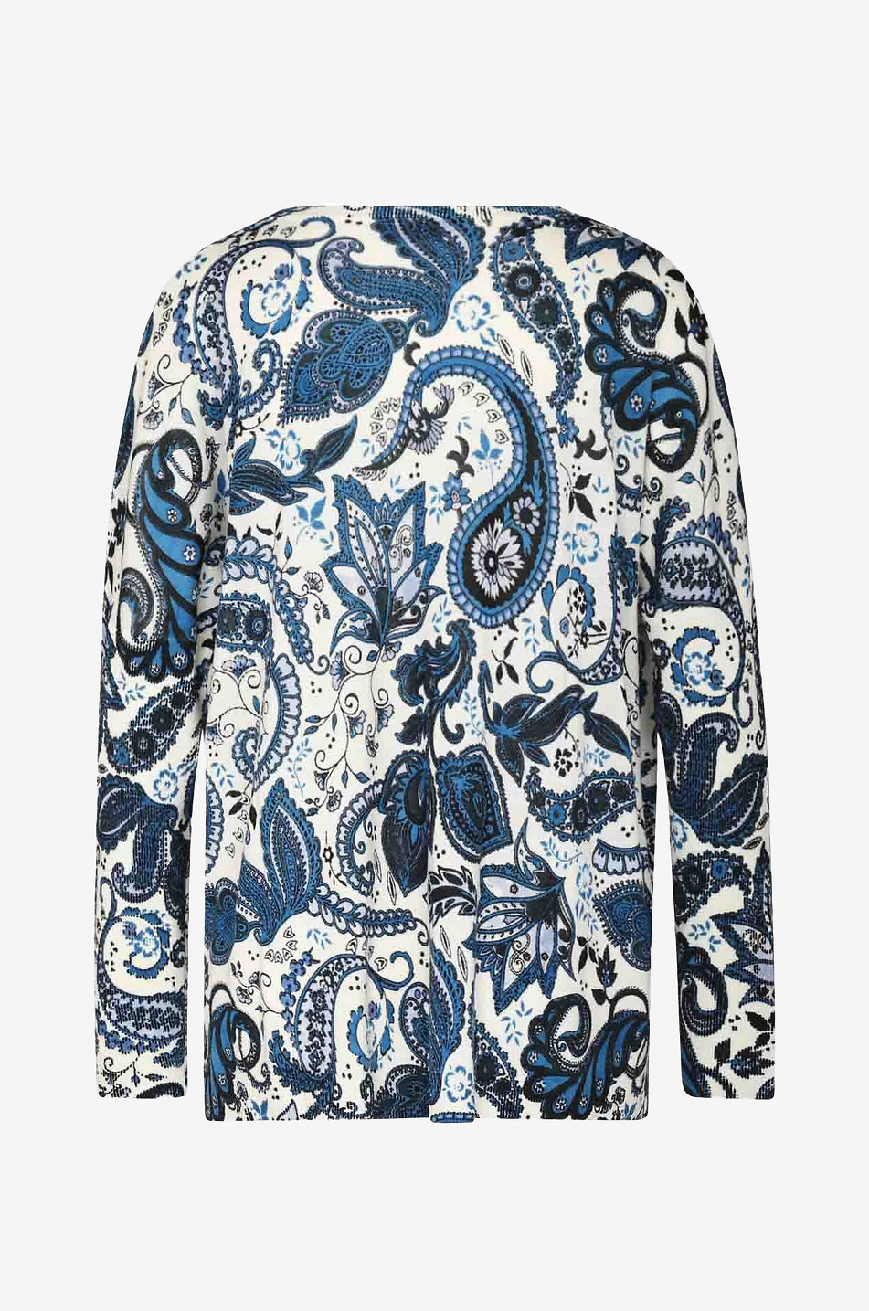 PRINCESS Pullover mit Rundhalsausschnitt aus Merinowolle mit Print Damen BUNT 2