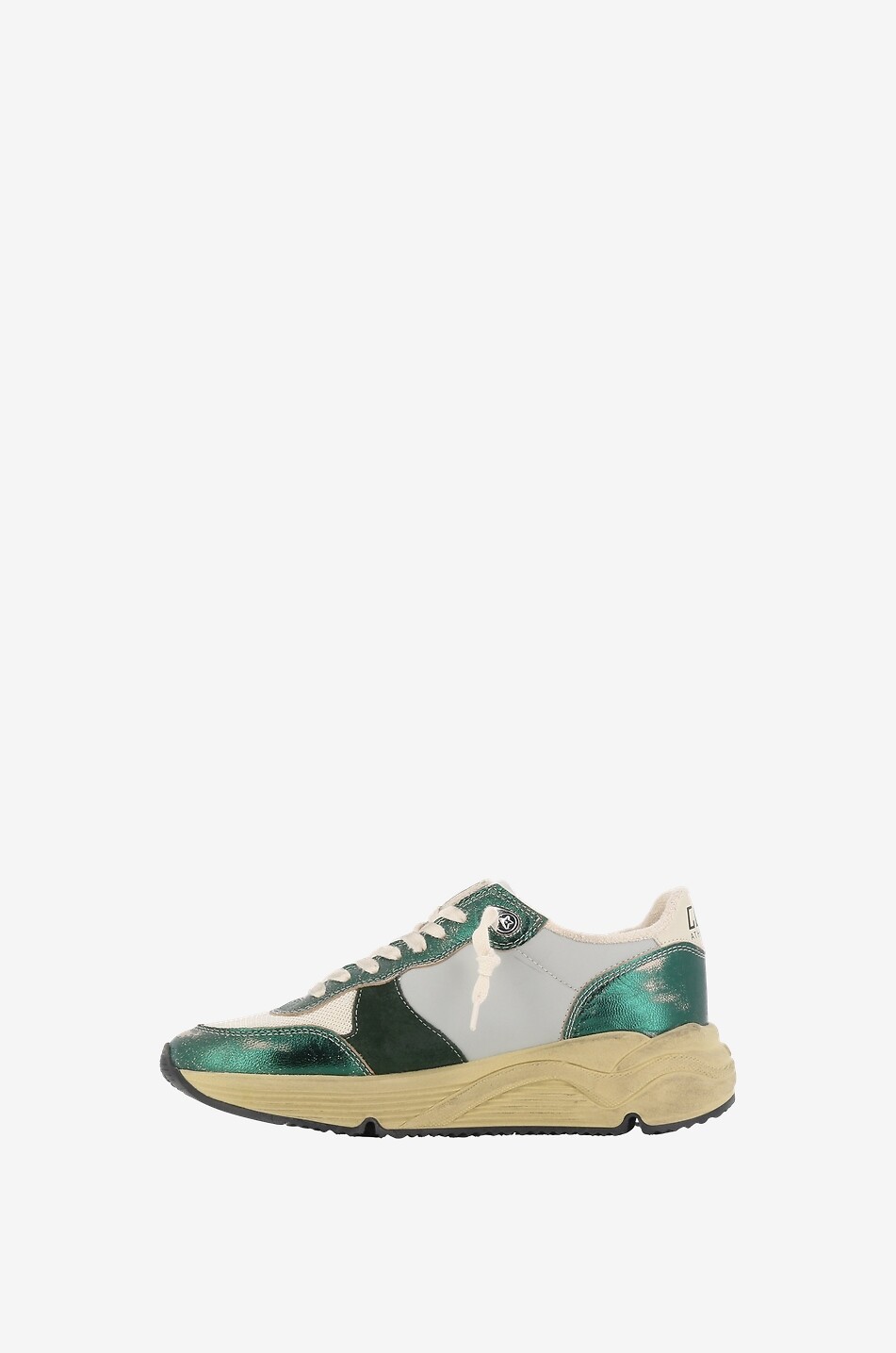 GOLDEN GOOSE Baskets basses vieillis détails métallisés Running Sole Femme MULTICOLORE 3