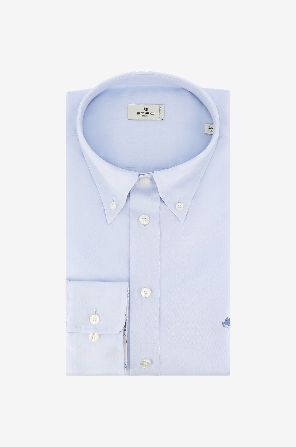 Paisley detail adorned oxfort shirt