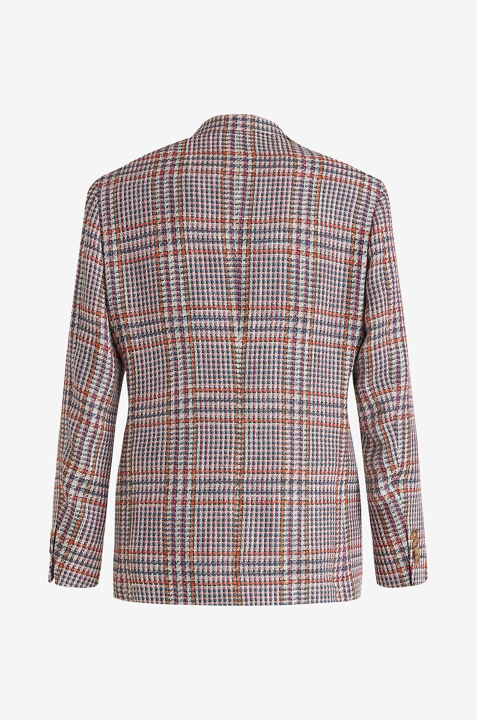ETRO Checked linen blend blazer Men MULTI COLOURED 2