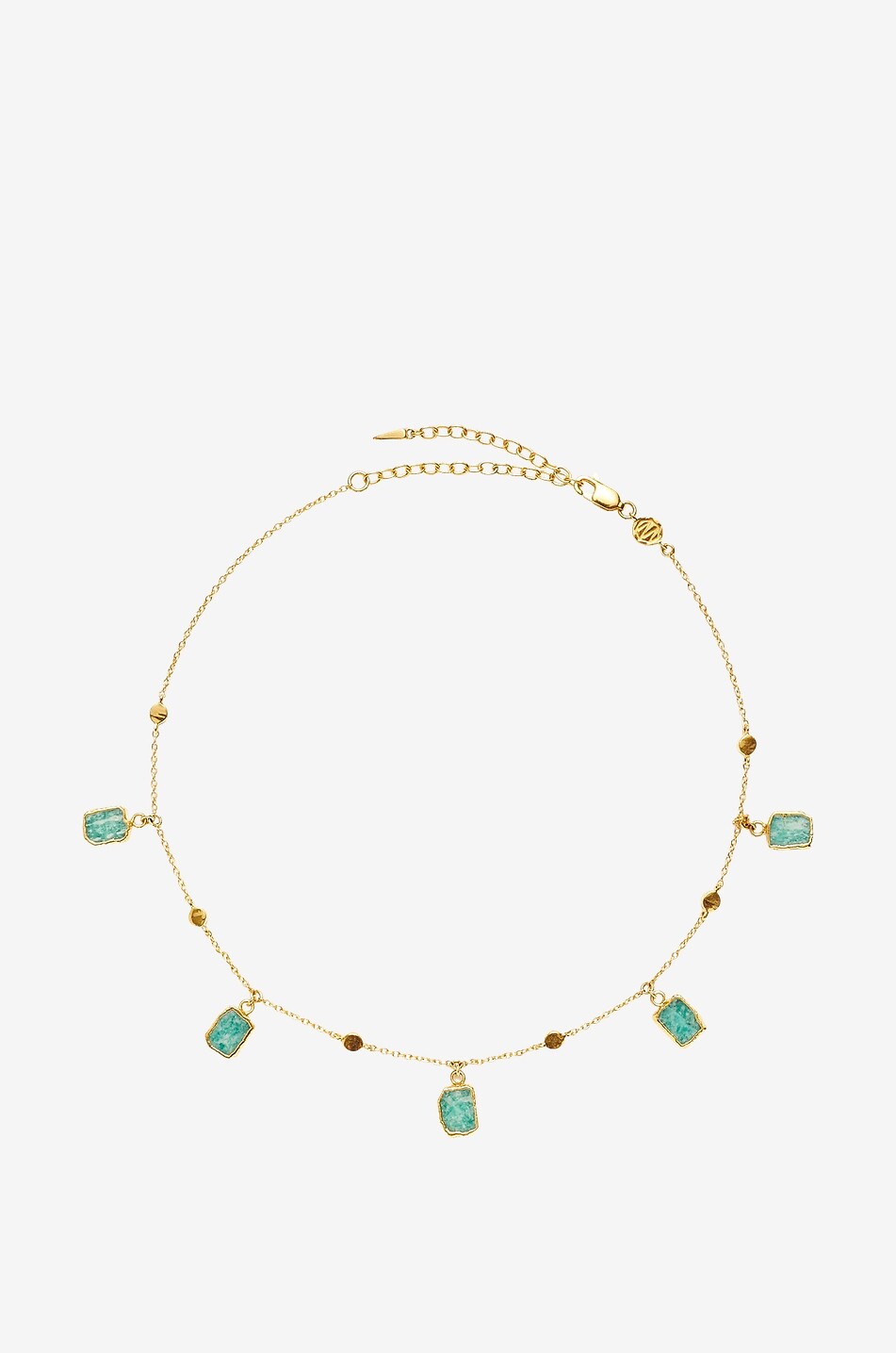 MISSOMA Goldener Choker Lena Charm Damen BLAU 1