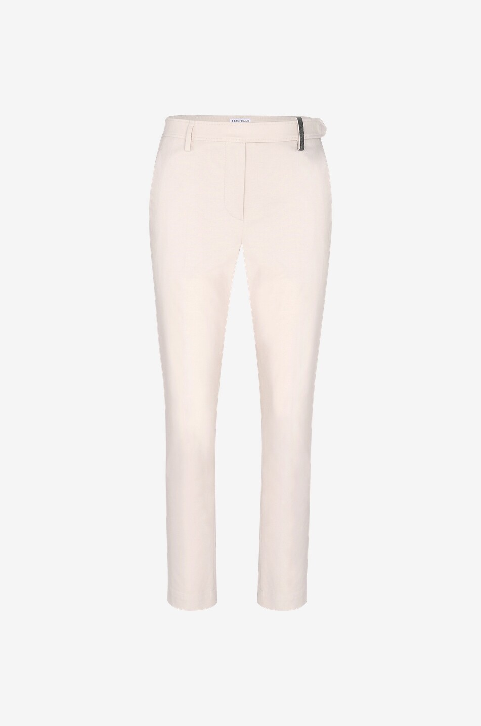 Zigarettenhose aus Stretch-Twill Boyfit