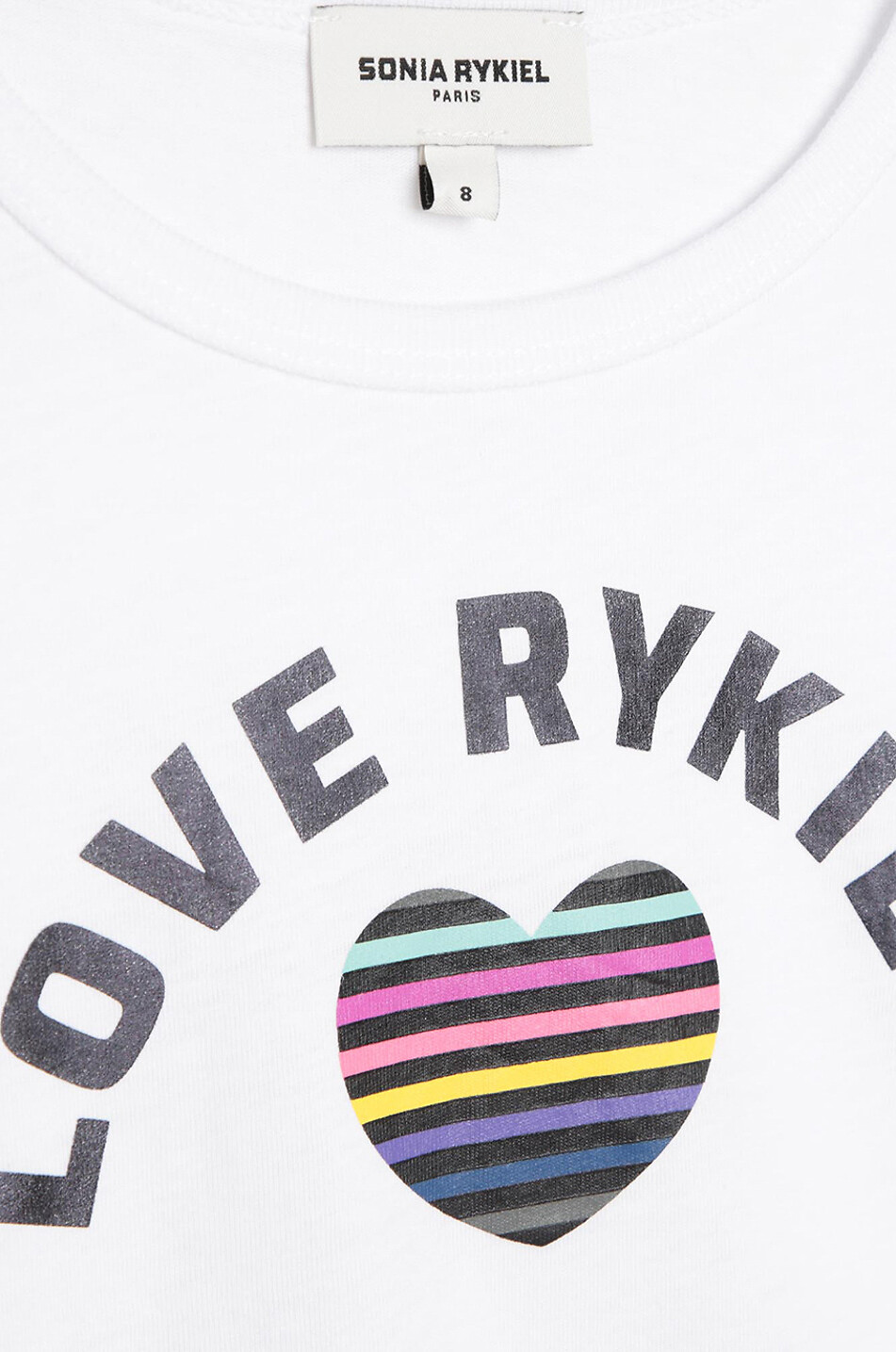 SONIA RYKIEL Love Rykiel boxy girl's T-shirt Girl WHITE 4