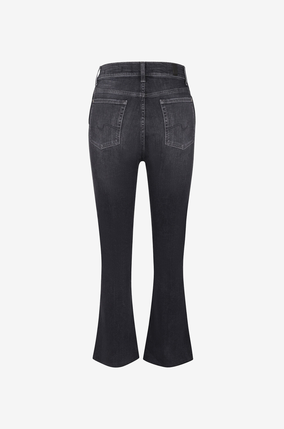 7 FOR ALL MANKIND Ausgestellte Jeans High-Waist Kick Slim Illusion Savage Damen SCHWARZ 2