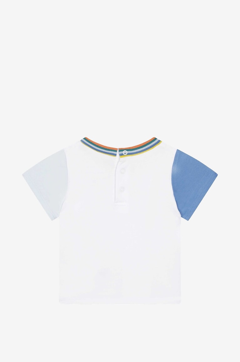 THE MARC JACOBS Logo printed cotton baby shorts and T-shirt Baby WHITE 4