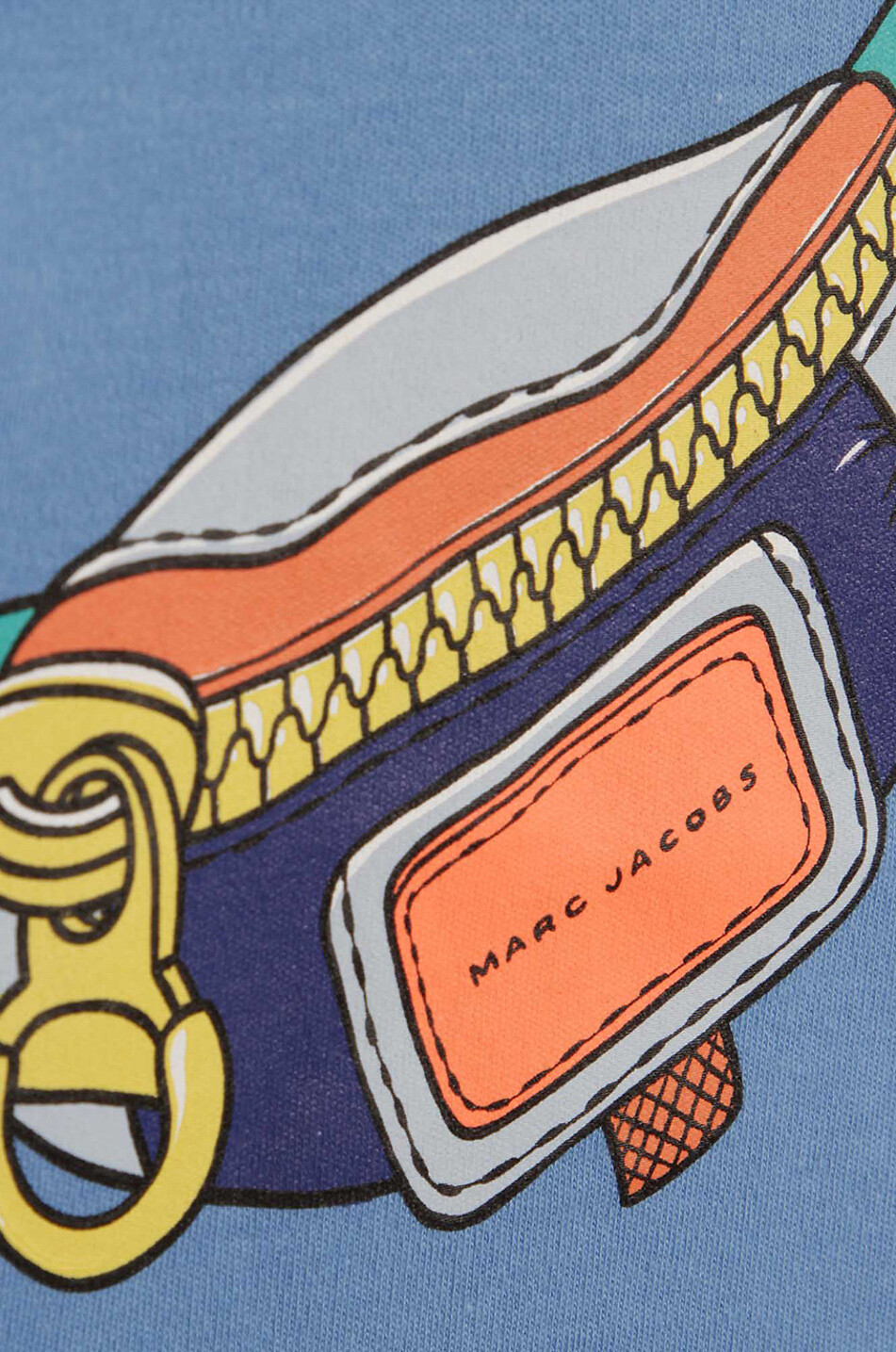 THE MARC JACOBS Trompe-l'oeil cotton baby shorts and T-shirt outfit Baby BLUE 7