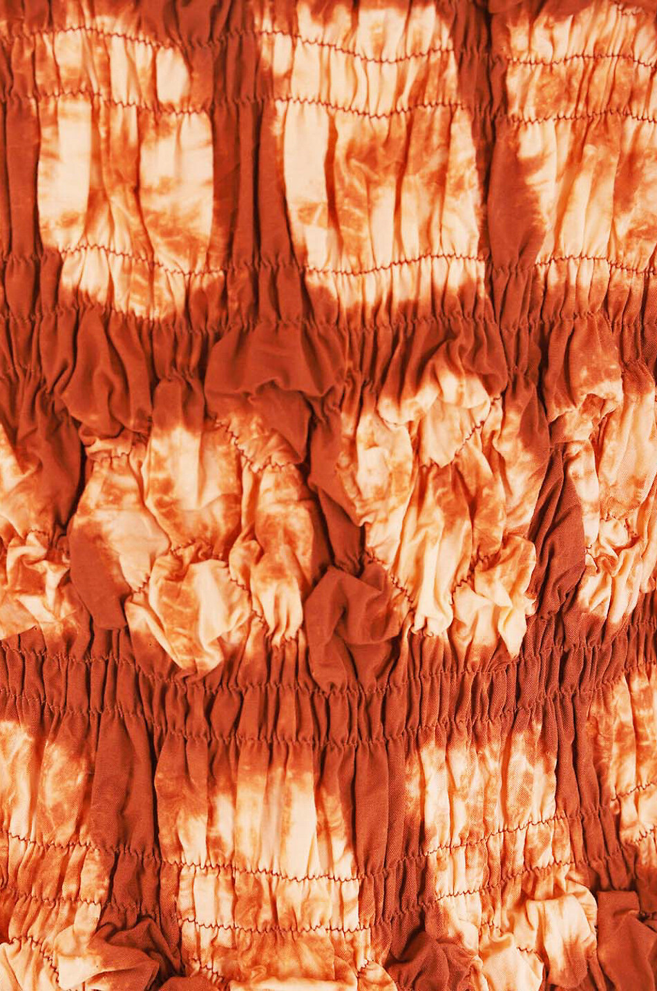 ULLA JOHNSON Ayan cotton strappy top Women ORANGE 3