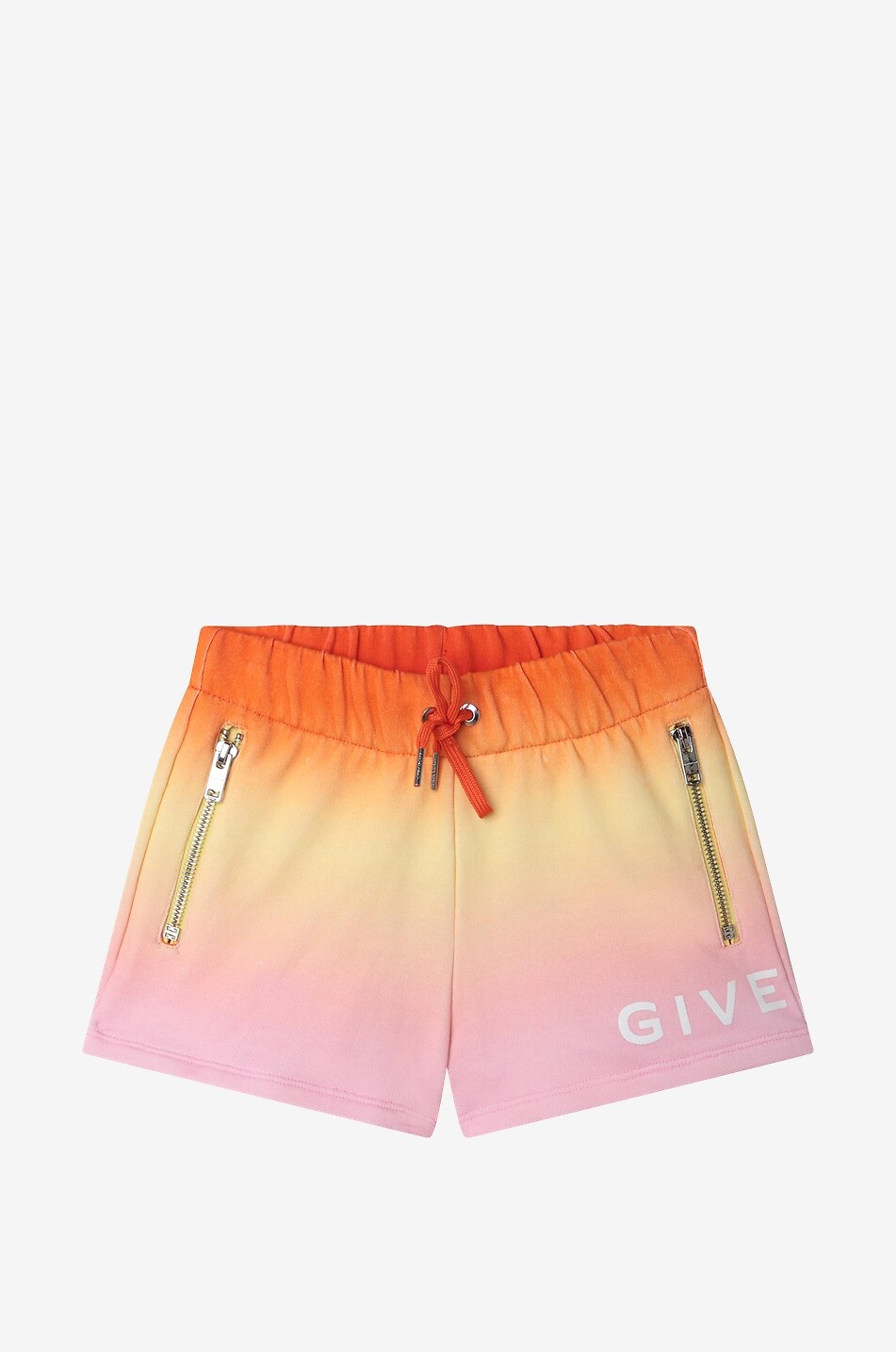 GIVENCHY Mini short fille en molleton effet tie-and-dye 4G Fille MULTICOLORE 1