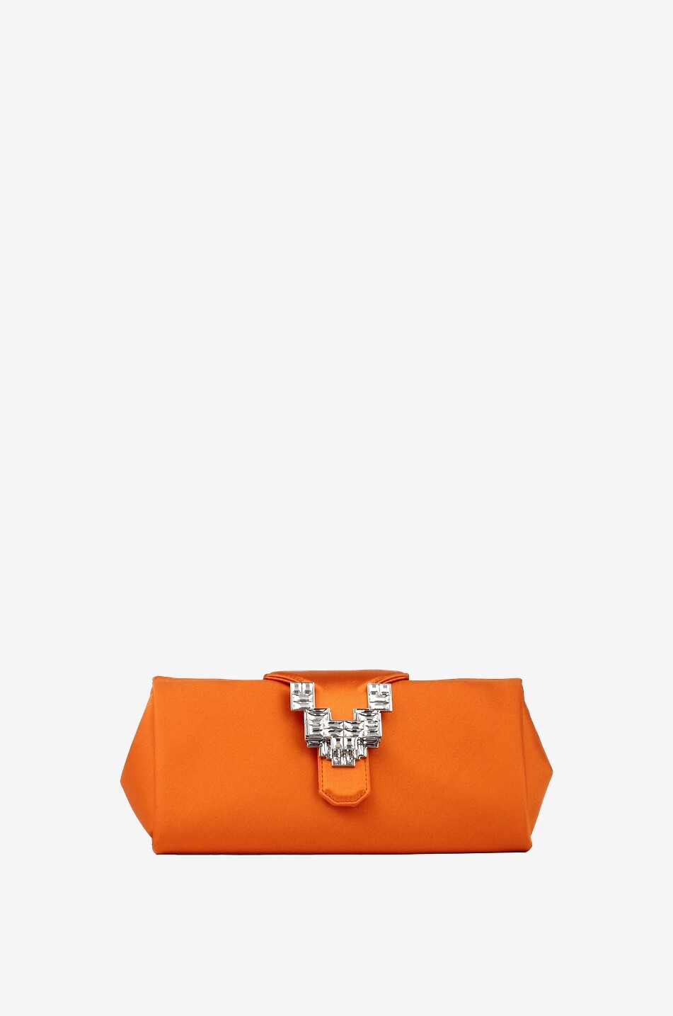 RODO Clutch aus Satin Anthea Damen ORANGE 1