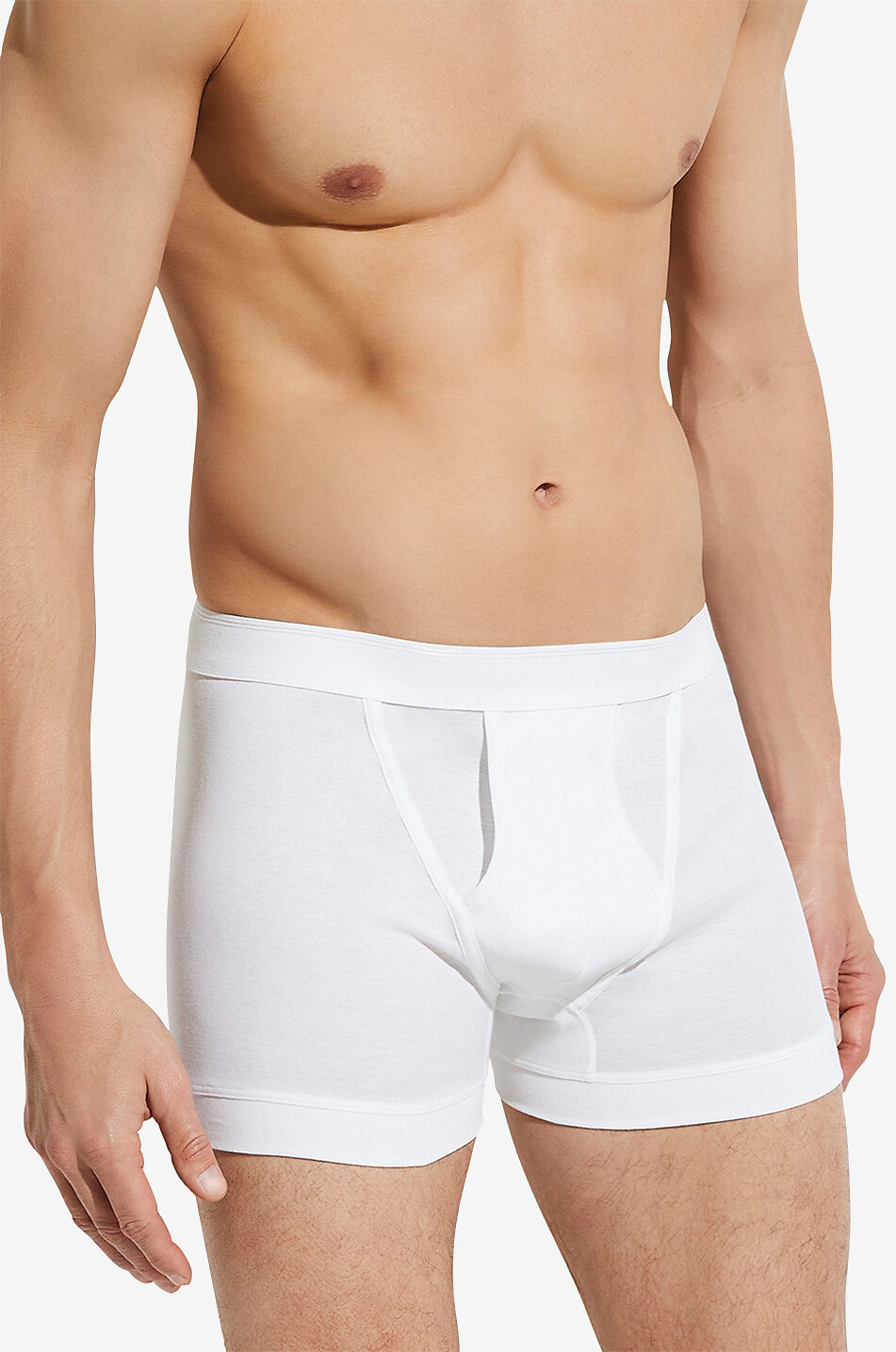 ZIMMERLI 222 Business Class cotton boxer shorts Men WHITE 2