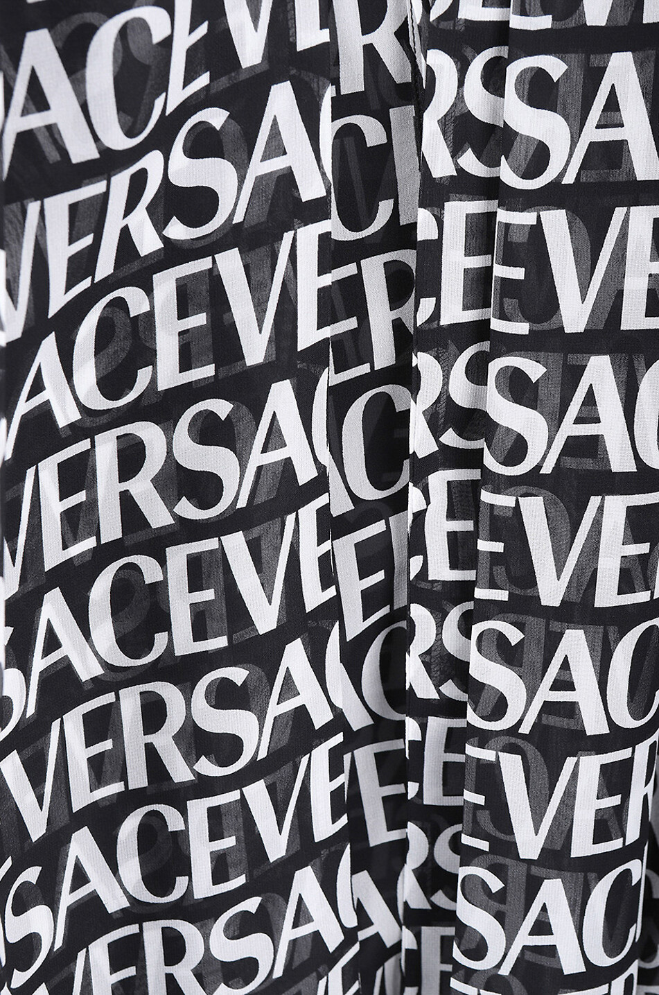 Chemise à lavallière en mousseline VERSACE Allover