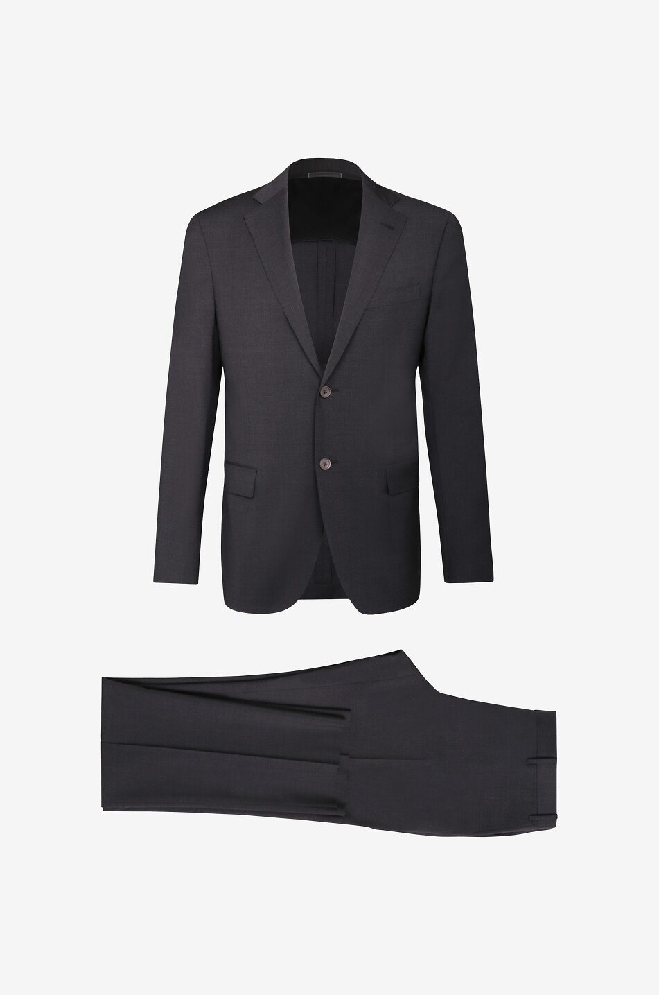 CORNELIANI Zweiteiliger Anzug aus Woll-Stretch Gate Herren DUNKELGRAU 1