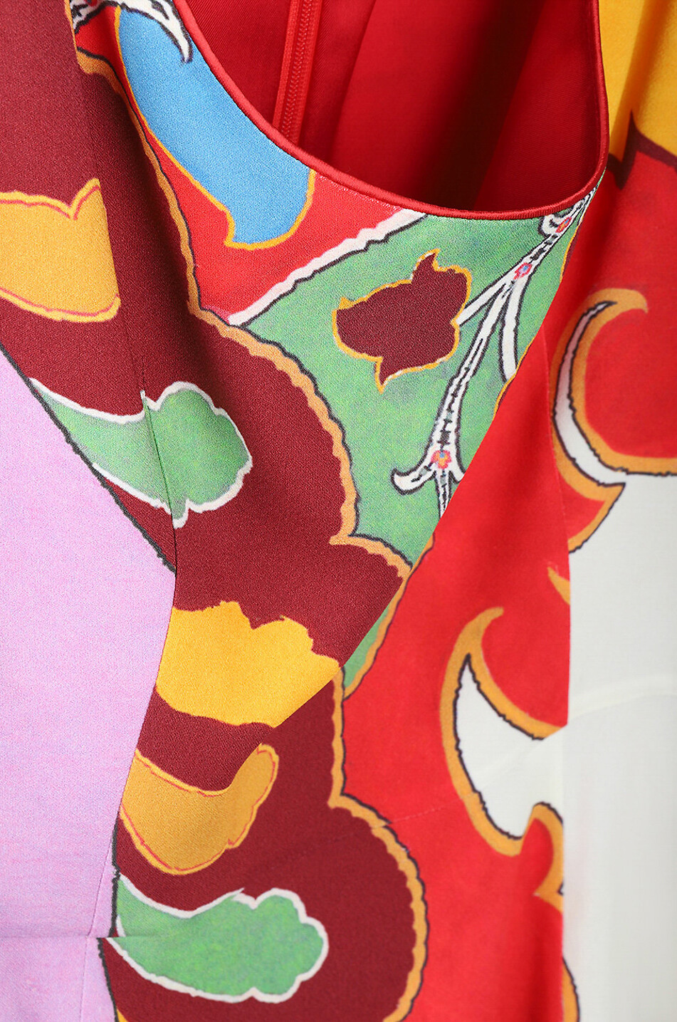 Robe fourreau sans manches imprimée Archival Paisley