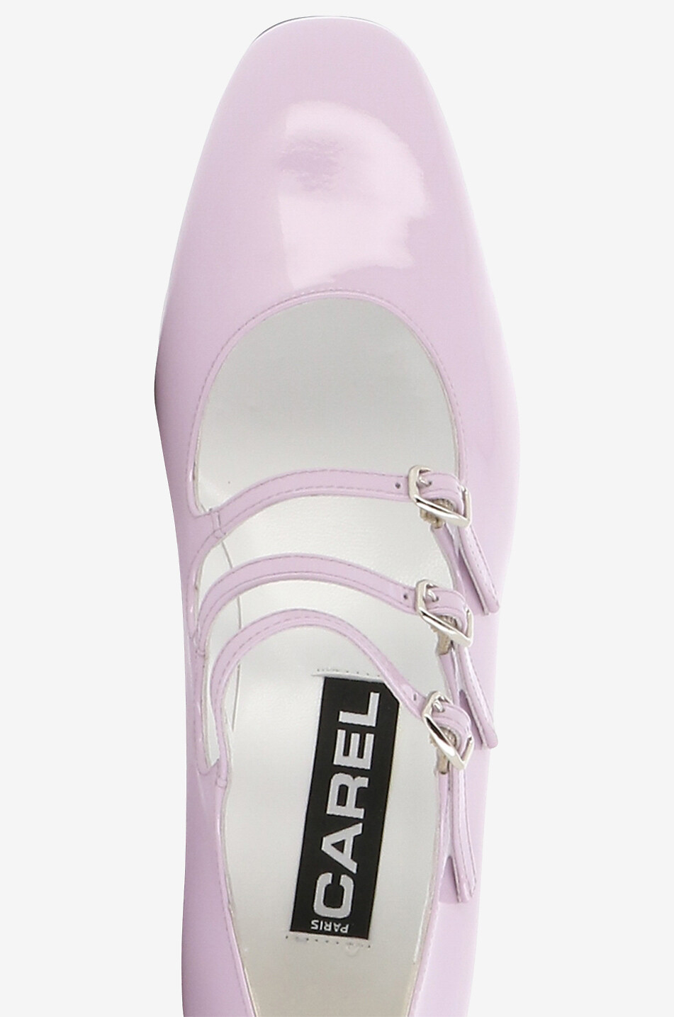 CAREL Babies en cuir verni Kina Femme VIOLET 5