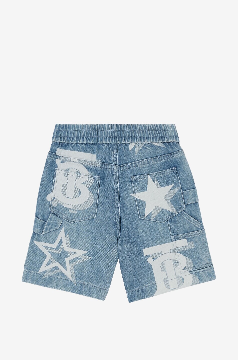 Bedruckte Jungen-Denim-Shorts Django TB Star