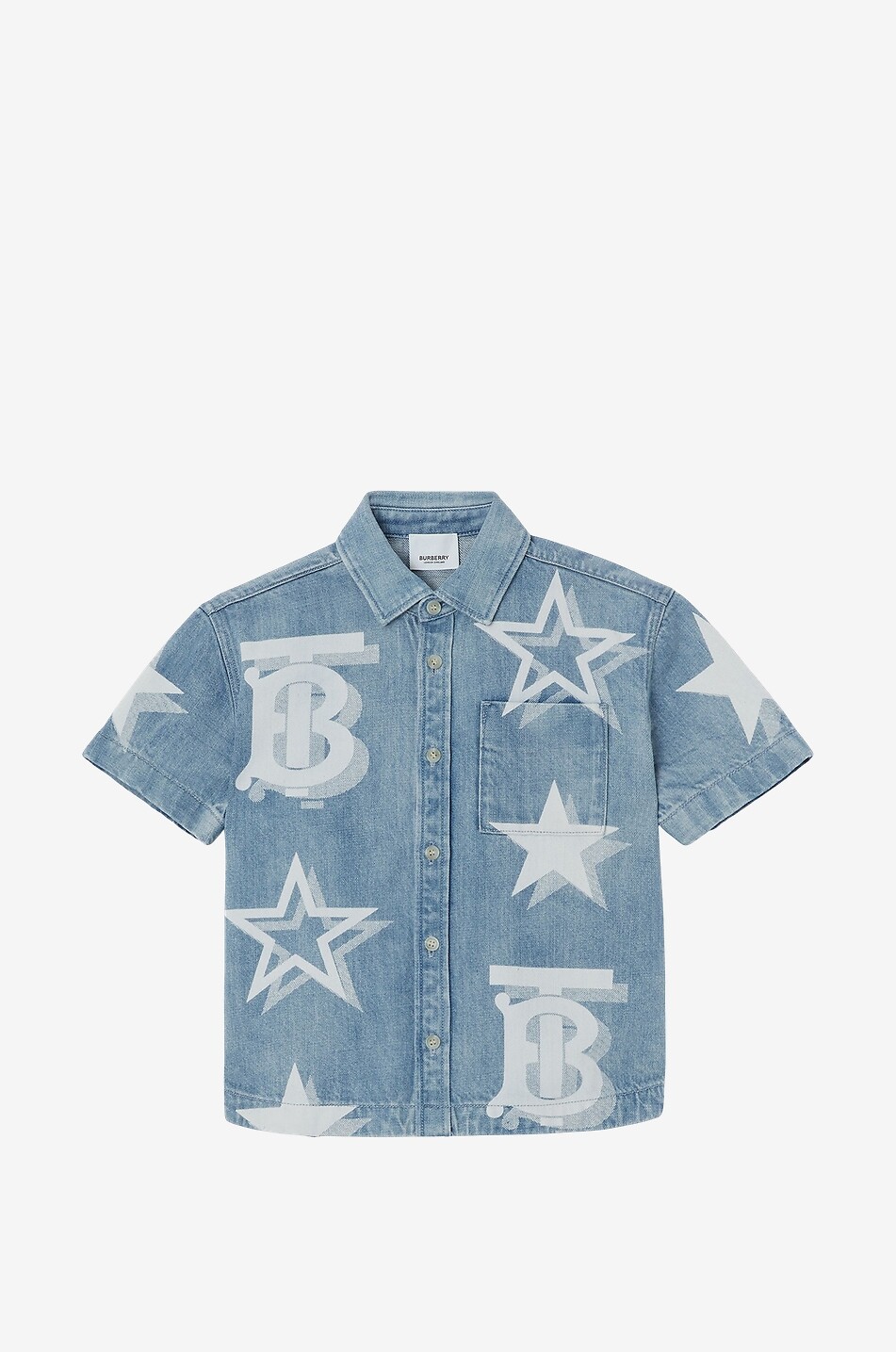 Alan TB Star boy s denim shirt