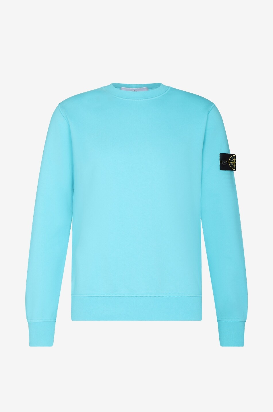 Sweat shirt a col rond orne d un patch Compass STONE ISLAND Bongenie Outlet