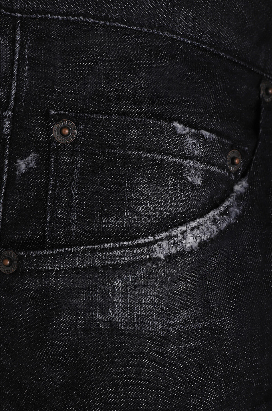 Slim-Fit-Jeans im Used-Look Black Clean Wash Skater