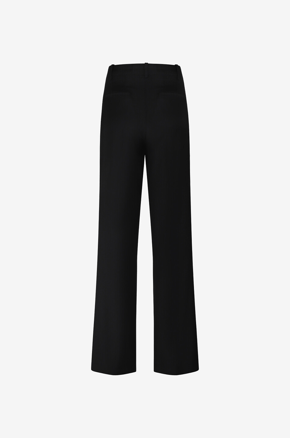 LOULOU STUDIO Pantalon à jambes larges en laine Sbiru Femme NOIR 2