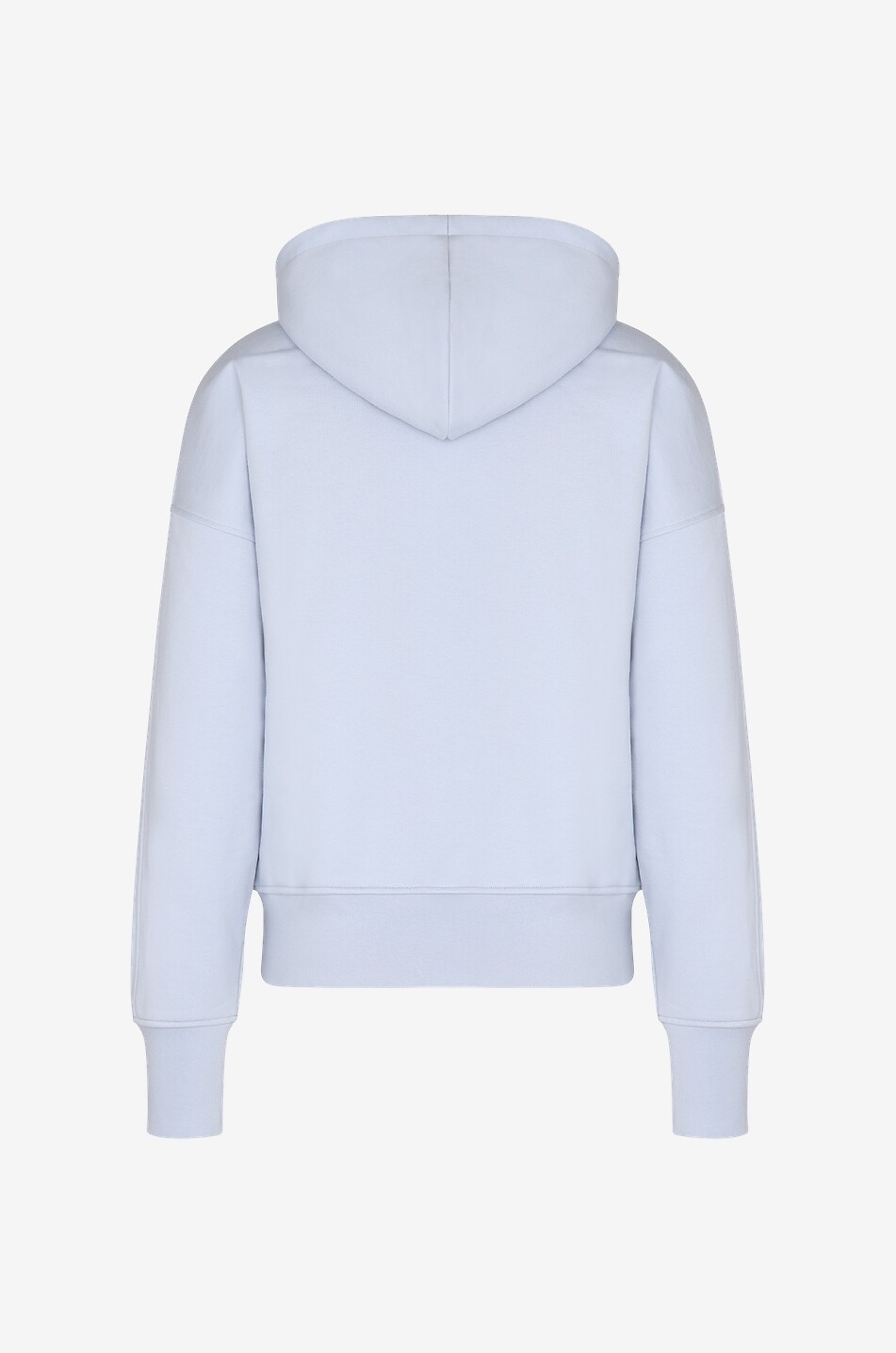 ALEXANDER McQUEEN Sweat-shirt oversize à capuche brodé Signature McQUEEN Homme BLEU CLAIR 2