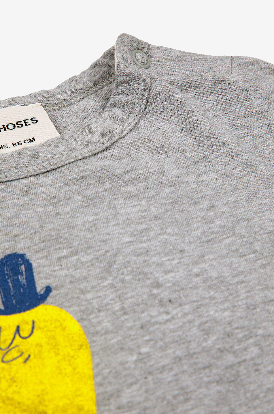 Kastiges Baby-T-Shirt mit Print Yellow Squid