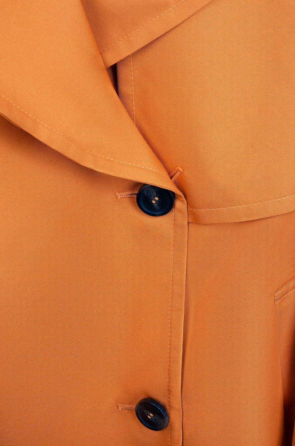 WEEKEND MAX MARA Verkürzter A-förmiger Trenchcoat Biglia Damen ORANGE 3