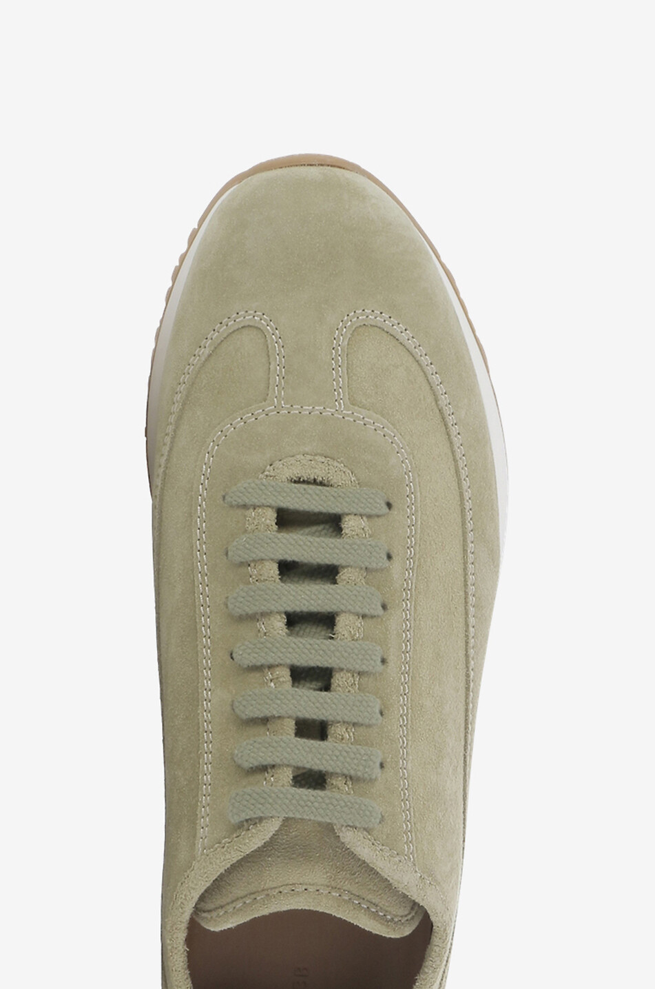 JOHN LOBB Baskets basses à lacets en daim Foundry II Homme VERT MOYEN 5
