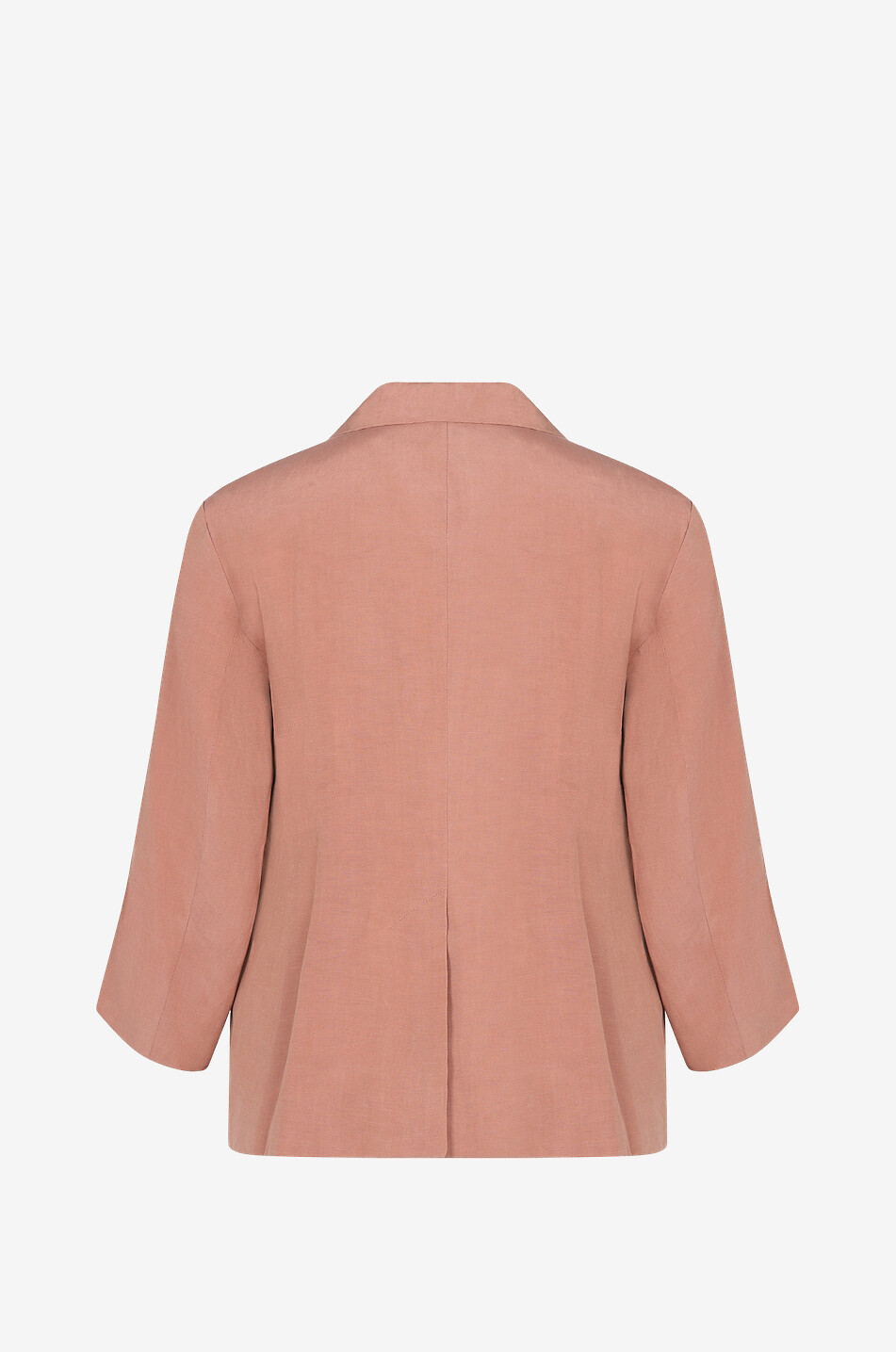 Einreihiger Blazer aus Leine und Seide Delta