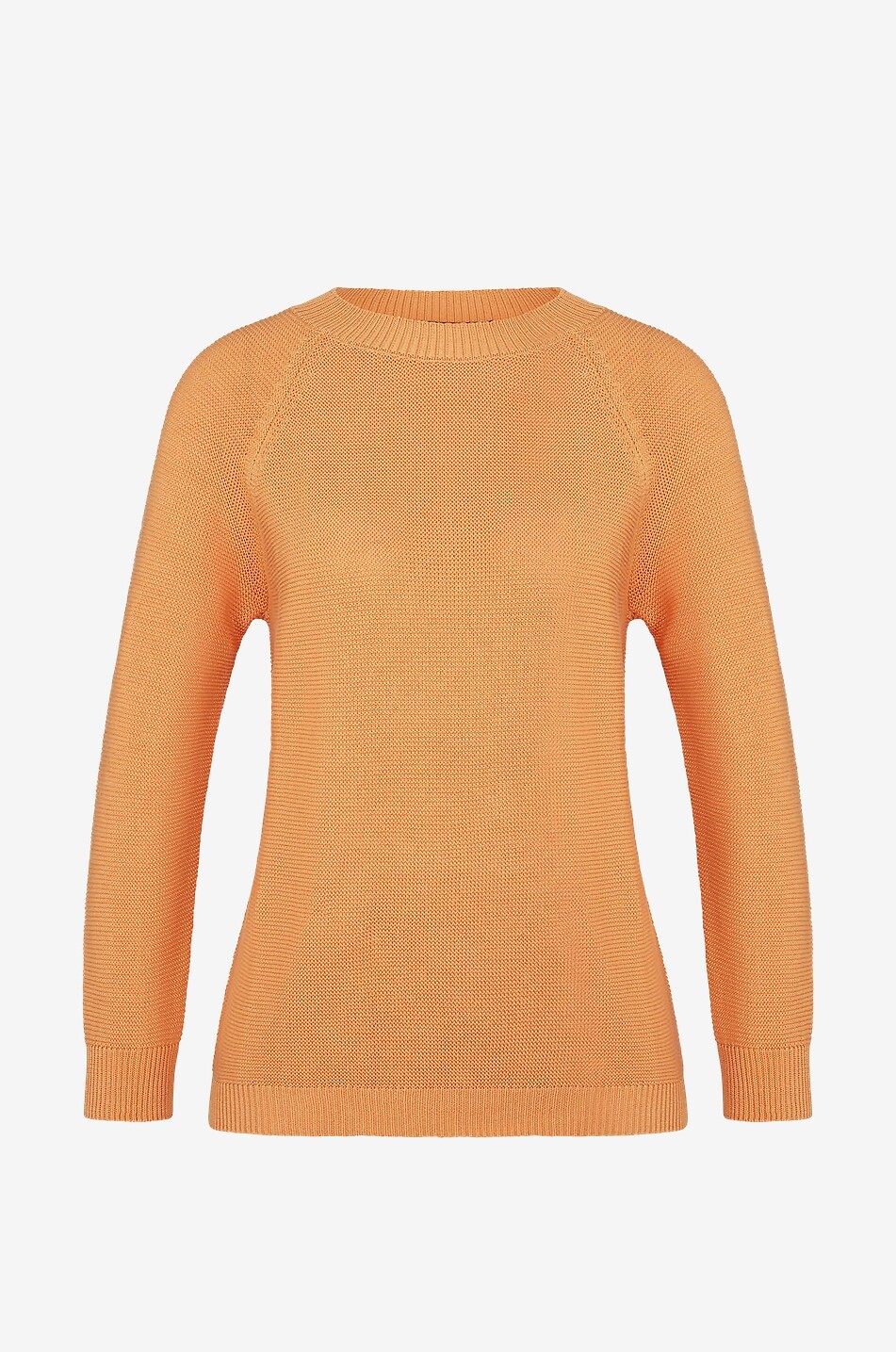 WEEKEND MAX MARA Leichter Moosstrick-Baumwollpullover Linz Damen ORANGE 1