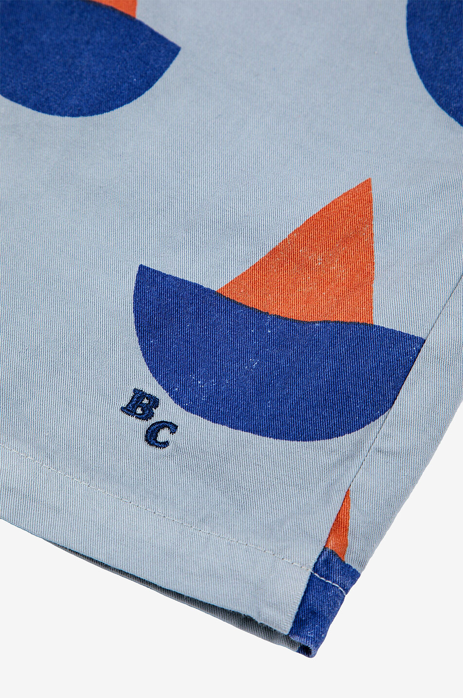 BOBO CHOSES Sail Boat All Over boy's organic cotton shorts Boy BLUE 6