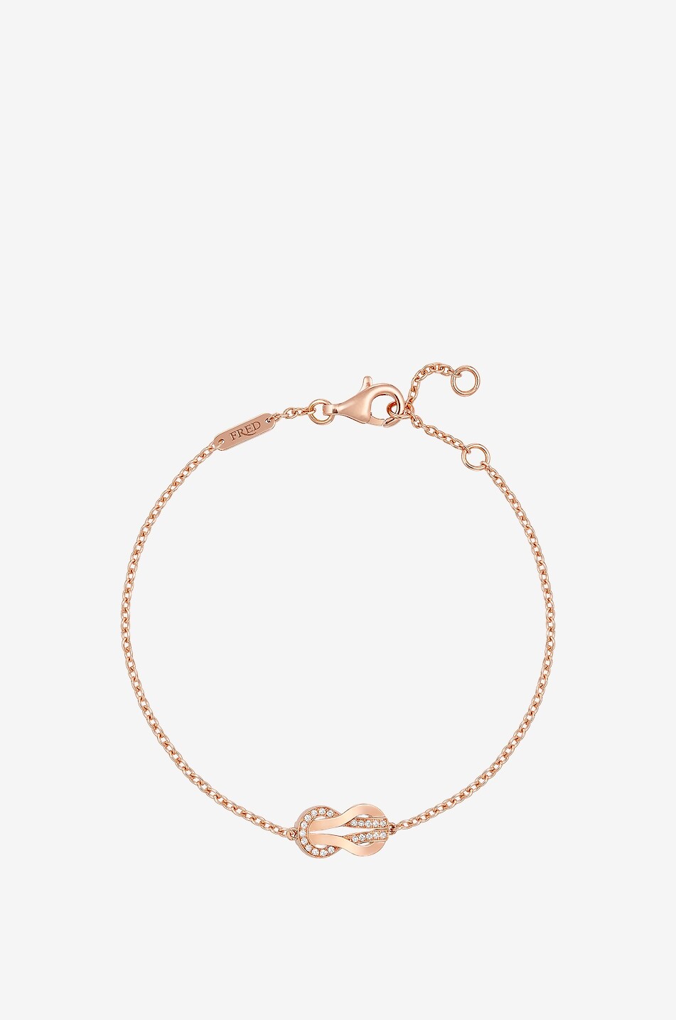 Chance infinie MM pink gold and diamond bracelet
