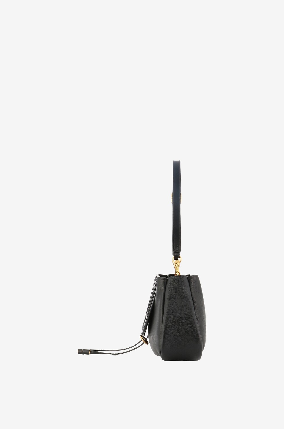CHLOE Marcie clutch in grained and smooth leather with strap Women BLACK 4