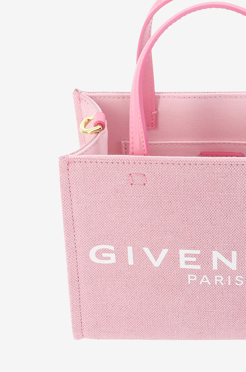 GIVENCHY Sac cabas en toile et cuir G Tote Mini Femme ROSE 5