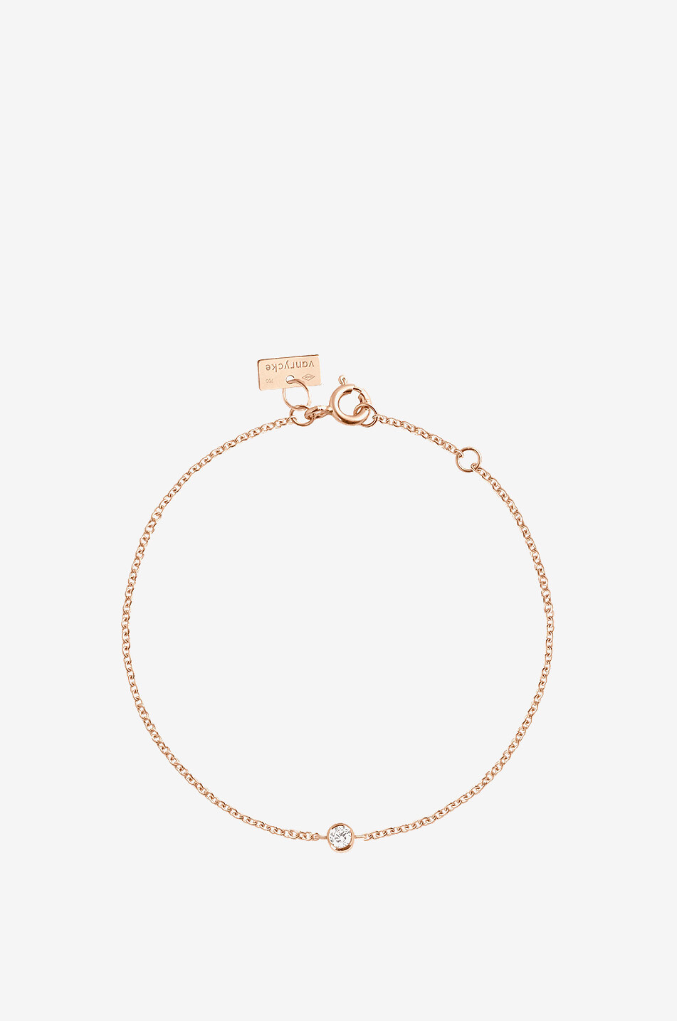 Bracelet en or rose et diamant One