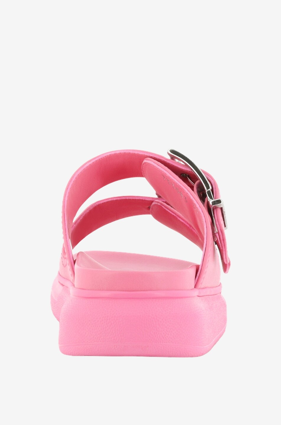 Mules plates en cuir synthétique Hybride