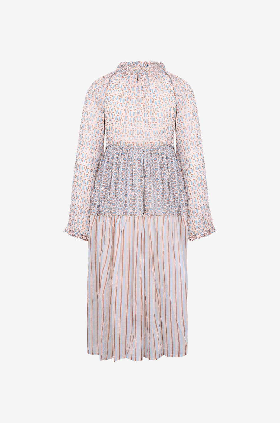 YVONNE S Robe de plage mi-longue en lin Short To Knee Femme MULTICOLORE 2