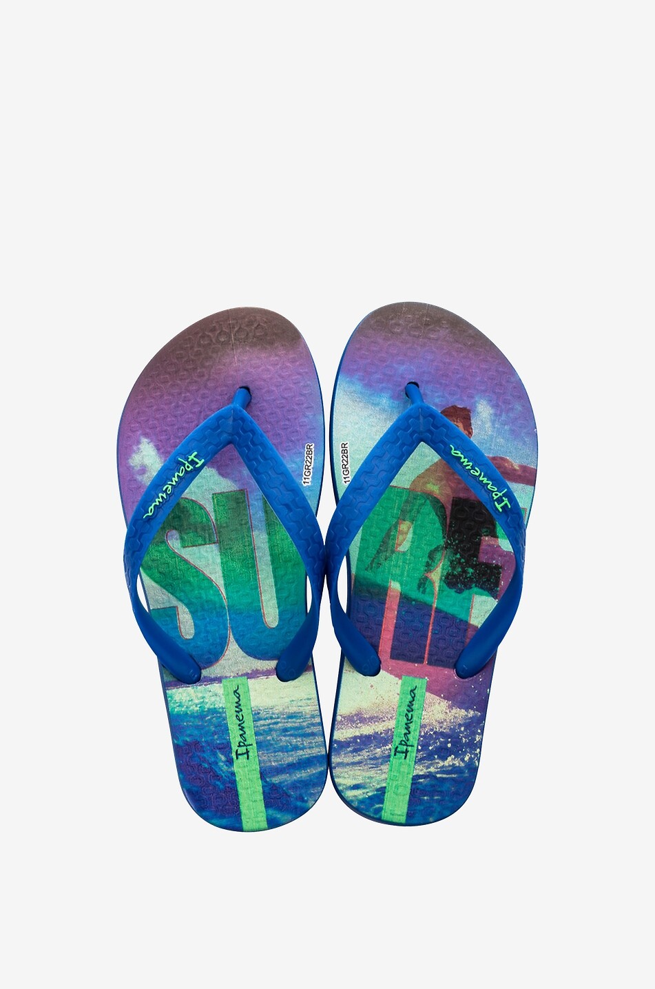 IPANEMA Kinder-Flip-Flops aus PVC Classic Brasil Unisex BLAU 2