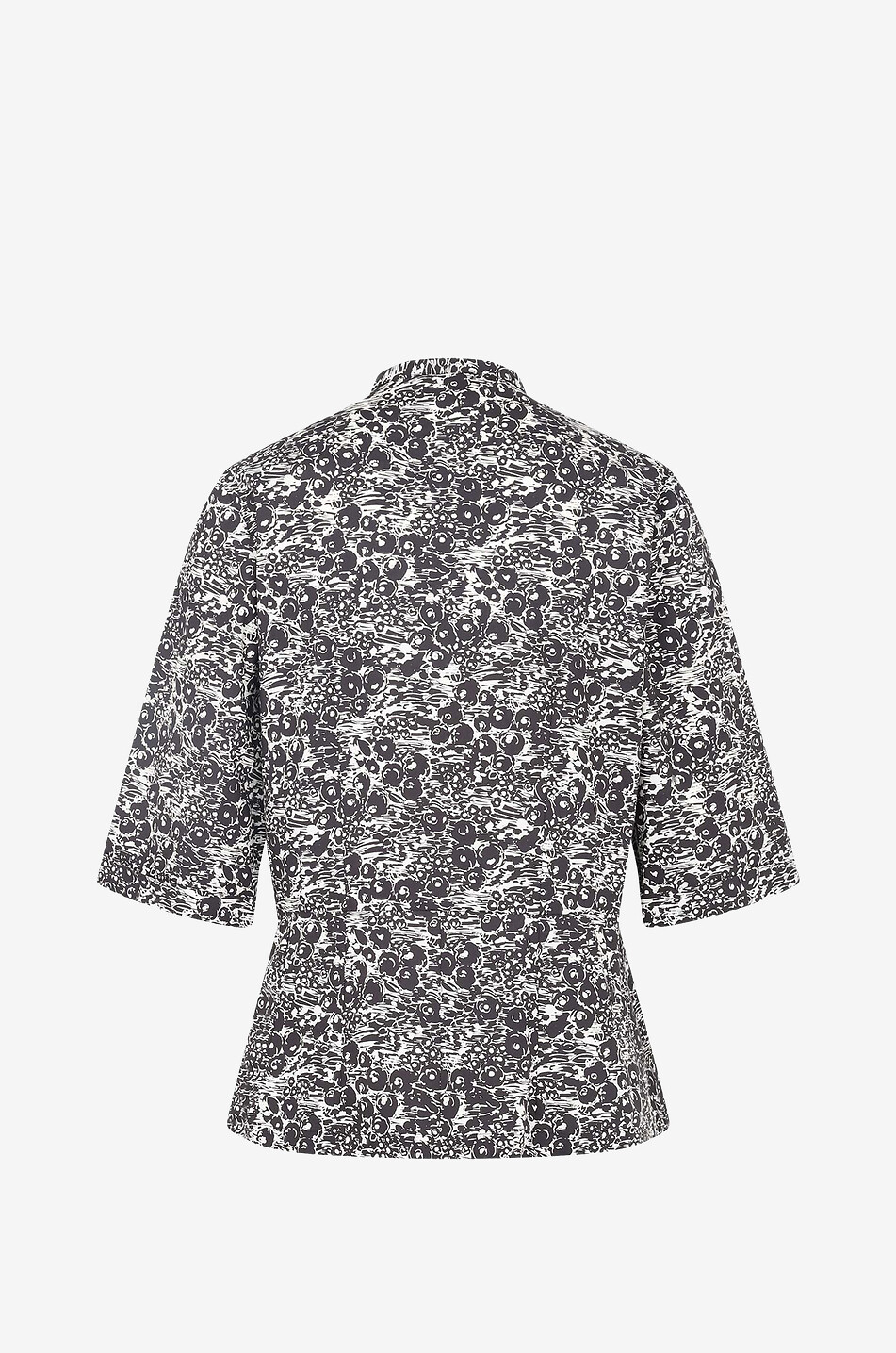 ASPESI Chemise à manches trois-quarts en coton fleuri Femme MULTICOLORE 2