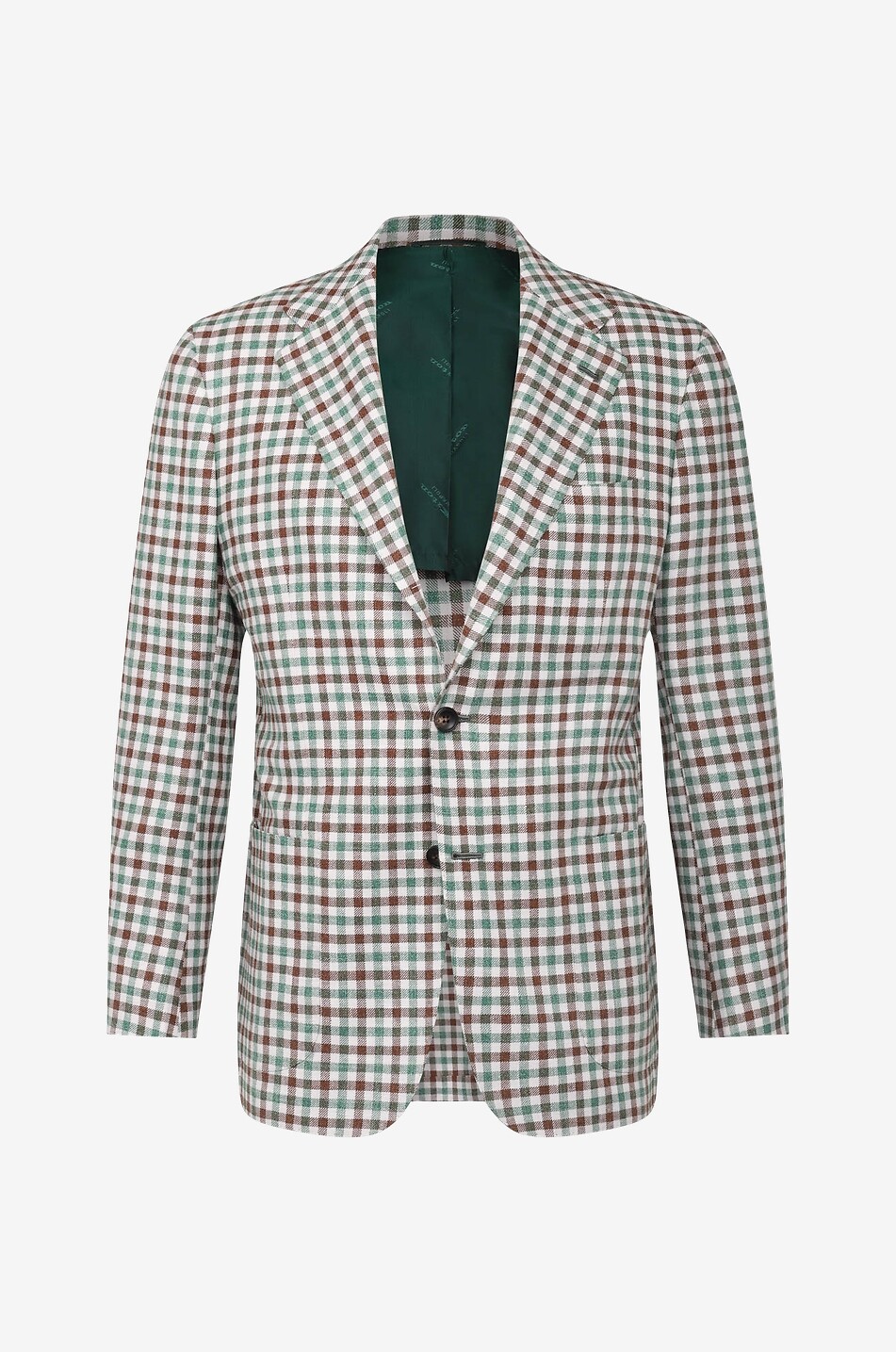 Blazer à carreaux en cachemire mélangé