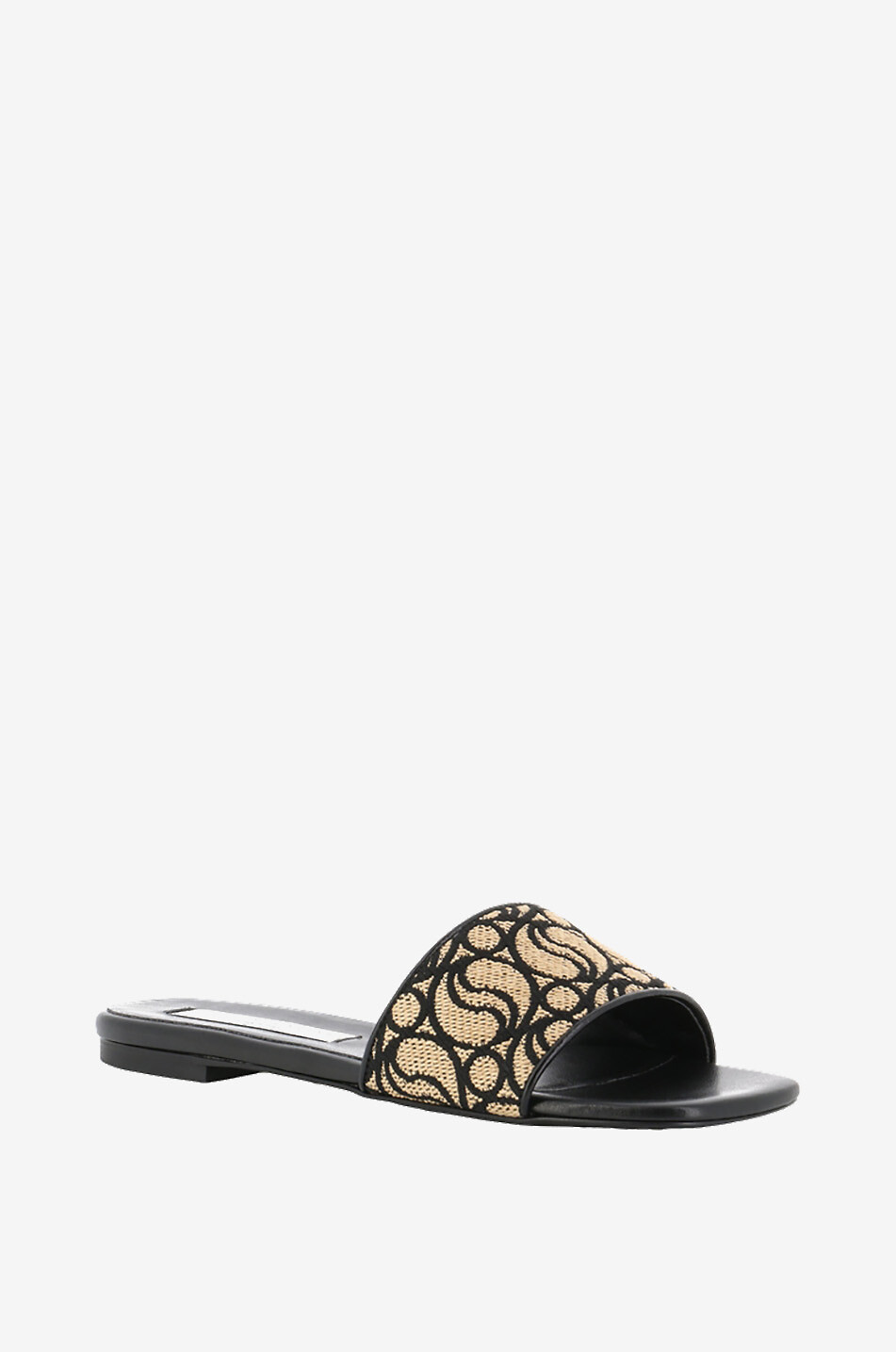 S-Wave Signature raffia open-toe slides