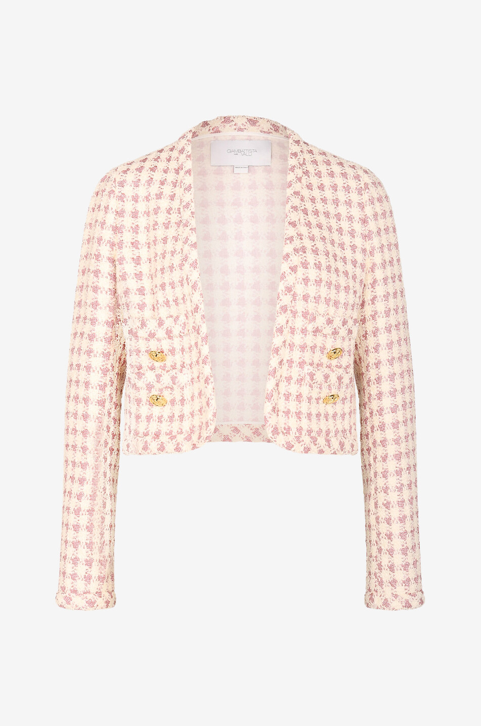 GIAMBATTISTA VALLI Kurze Hahnentritt-Tweedjacke Damen BUNT 1