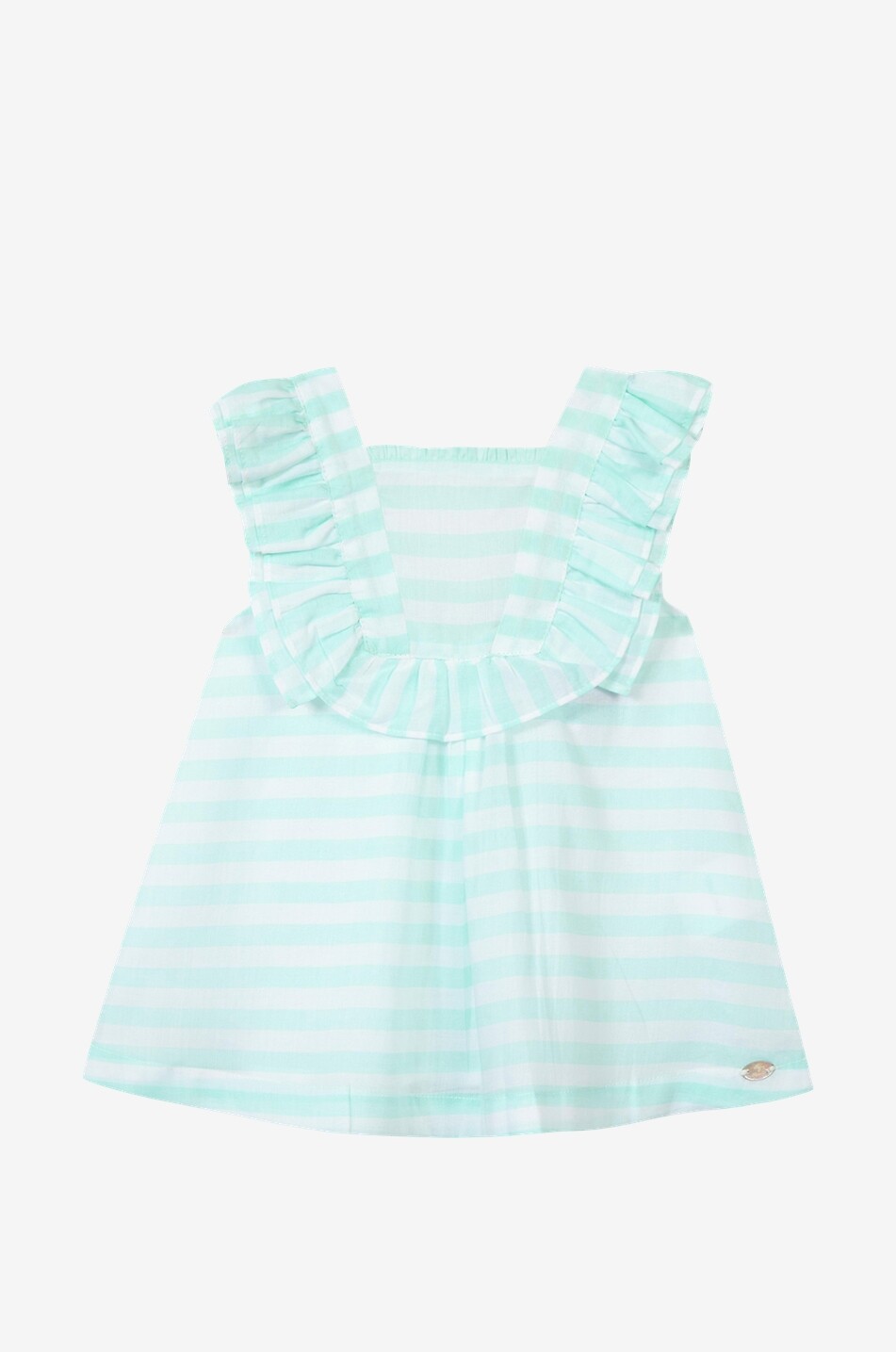 Gestreiftes Baby-Kleid ohne Ärmel