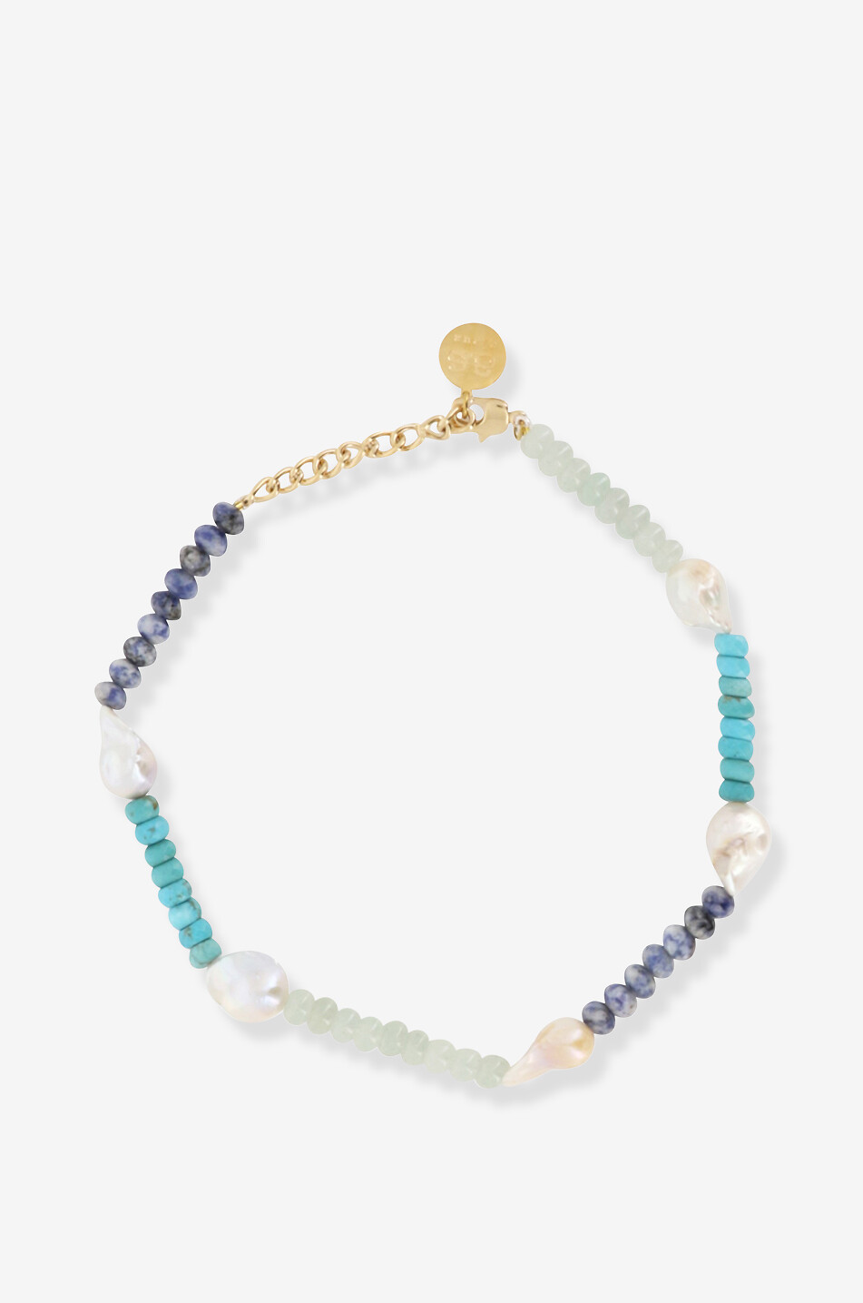 BY ALONA Halskette aus Halbedelsteinen und Perlen Adriana Damen BUNT 4