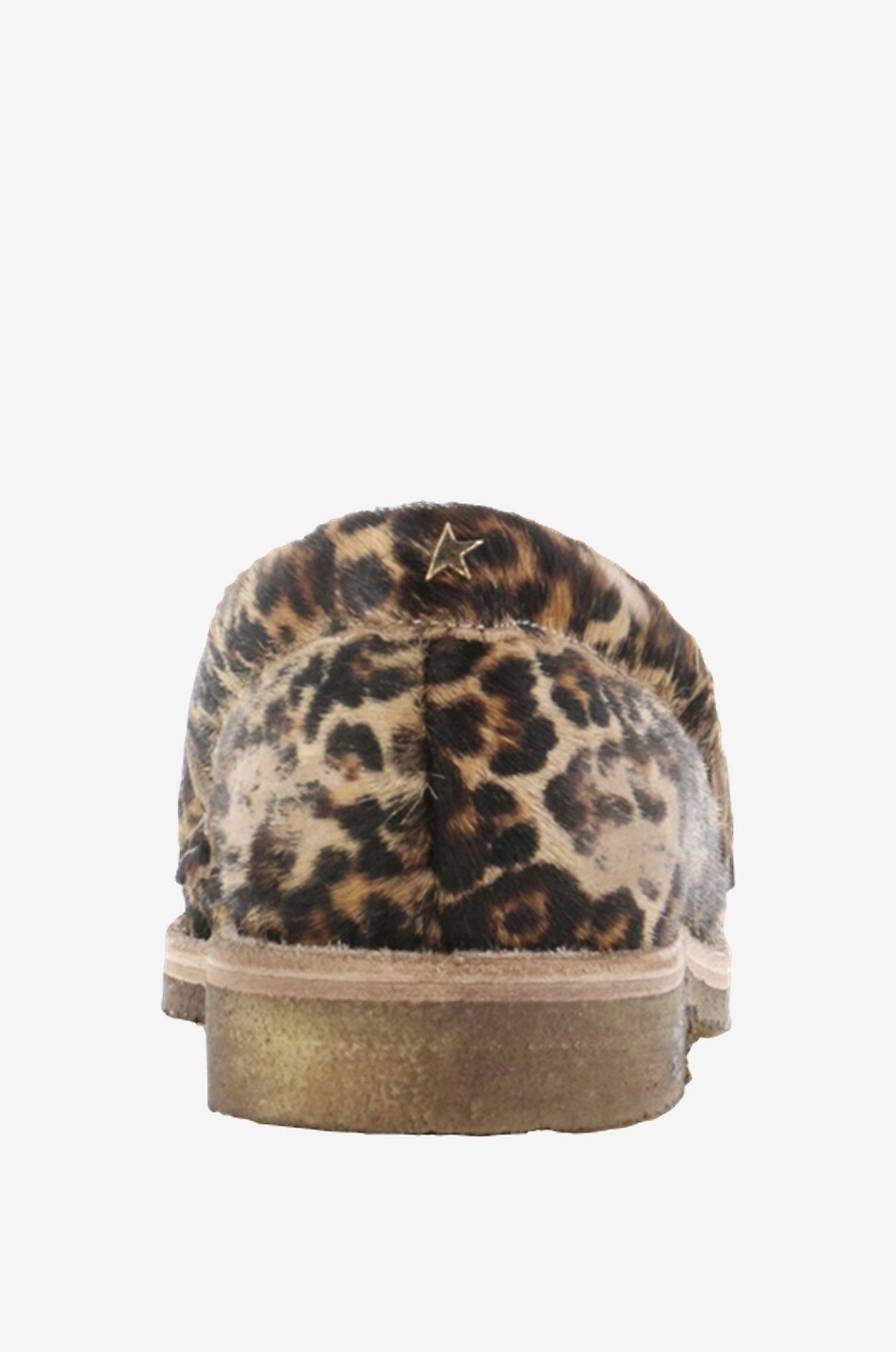 GOLDEN GOOSE Mocassins en cuir poulain imprimés léopard Loafer Classic Femme MULTICOLORE 4